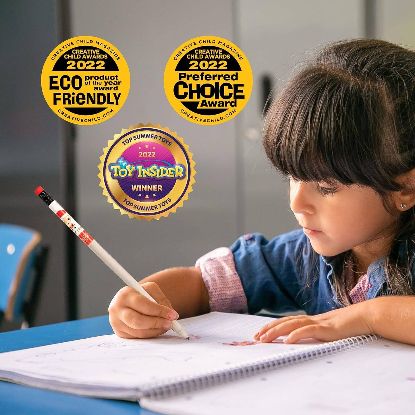 Scentco, Inc - Holiday Smencils Cylinder - Scented Pencils - 50 Count