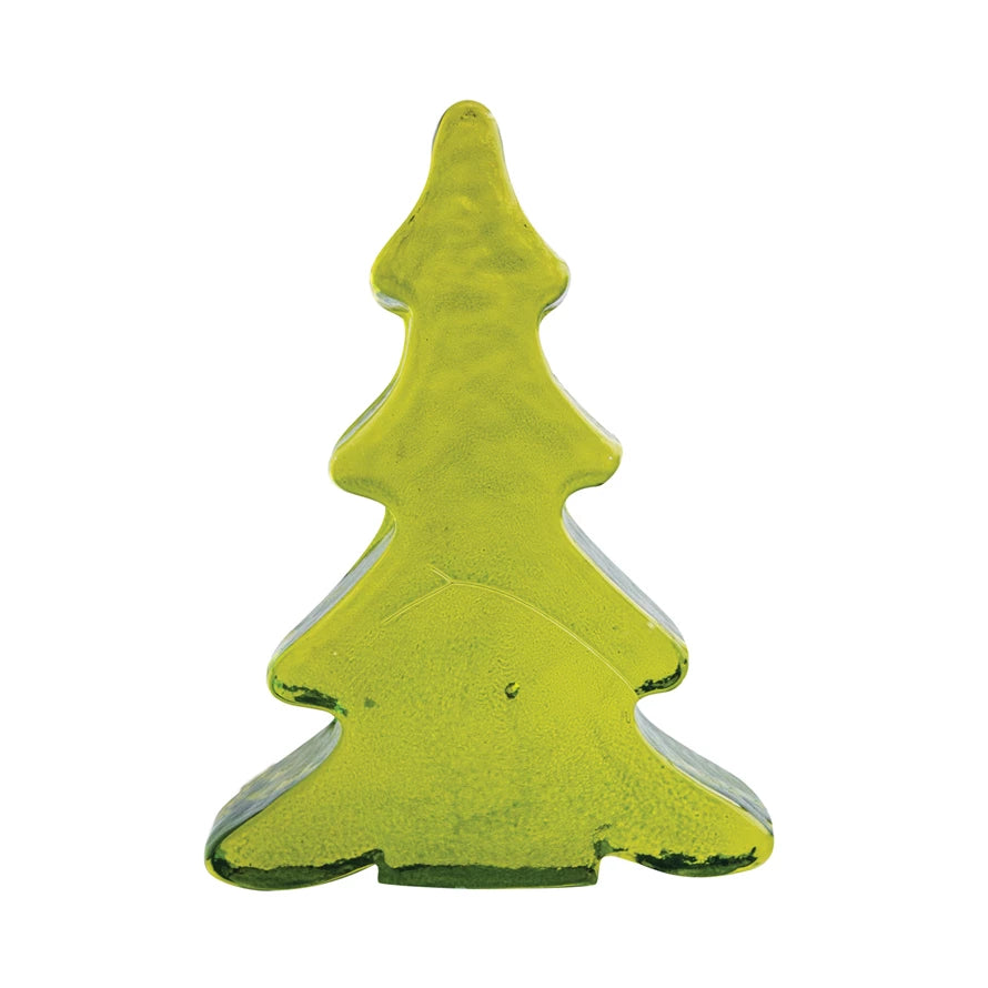 Recycled Glass Tree, Clear or Green