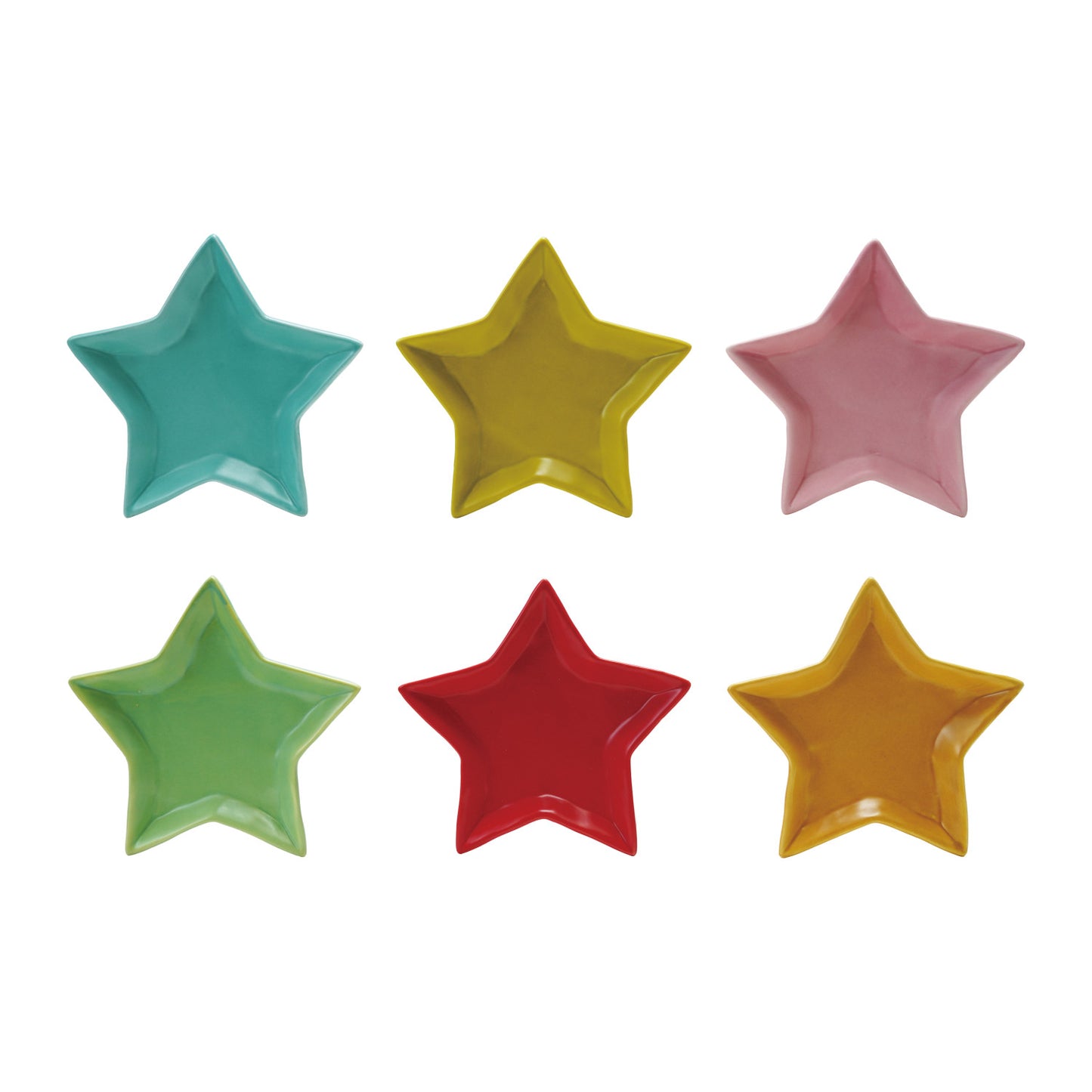 Stoneware Star Shaped Dish, Matte Finish