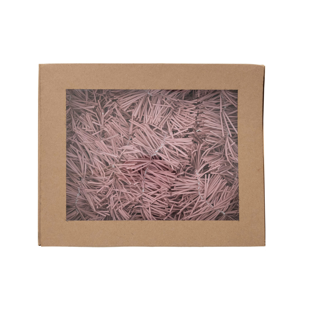 Pink Tinsel Garland in Recycled Paper with Metallic Accents