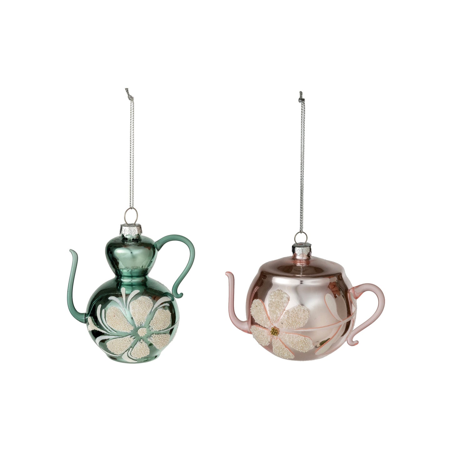 Blown Glass Teapot ornament