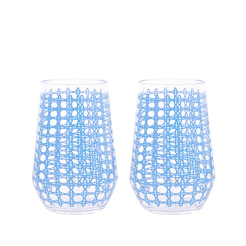 Stemless Wine Glass, Acrylic Lilly Pulitzer