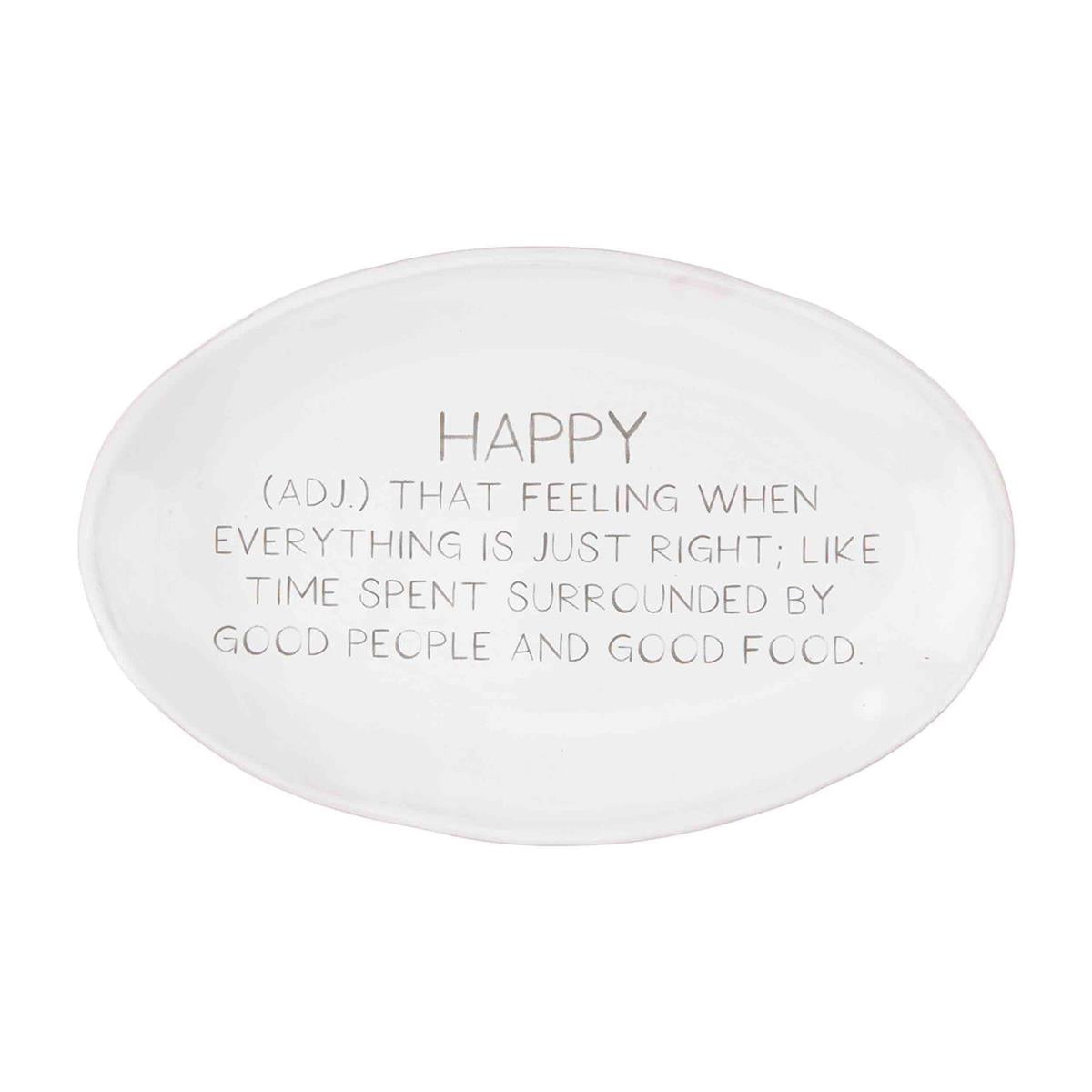 The Happy Home and Good Food Sentiment Tray