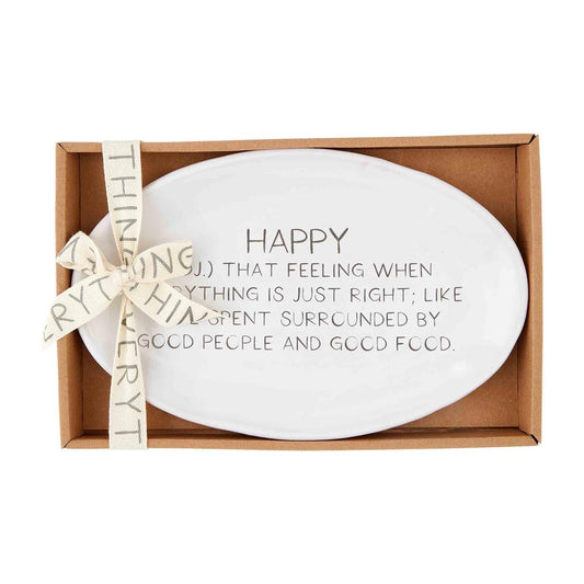 The Happy Home and Good Food Sentiment Tray