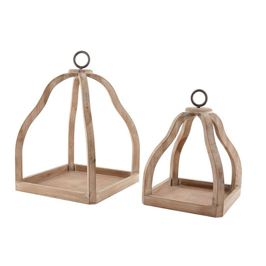 Wooden Lanterns by Mud Pie
