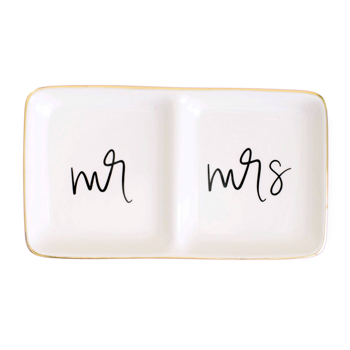 Mr and Mrs Jewelry Dish