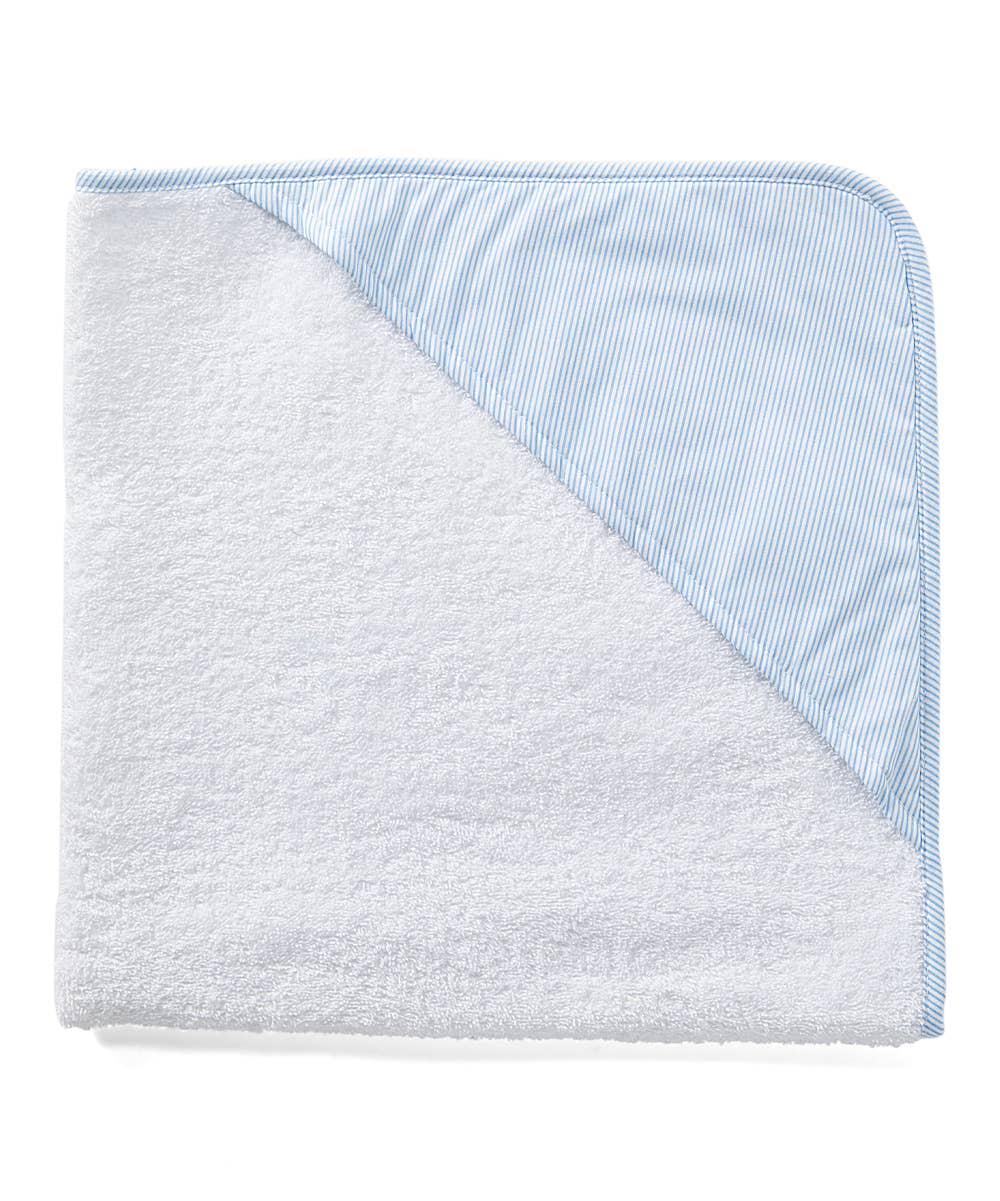 Rose Textiles - Blue Stripe Hooded Towel
