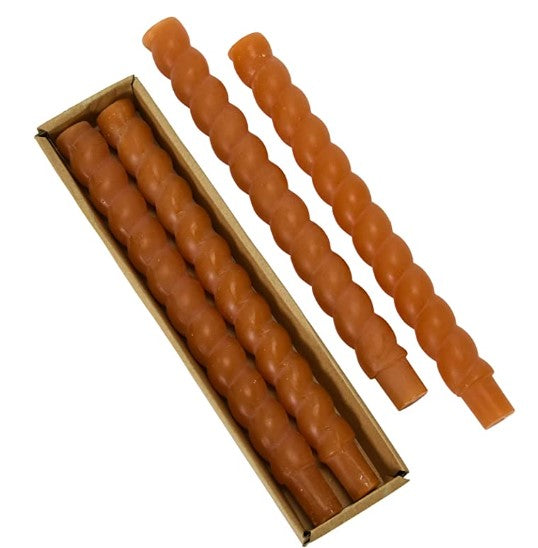 Twisted Candles in Red