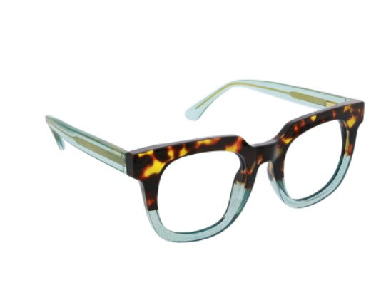 Peepers Readers Showbiz - tortoise/green