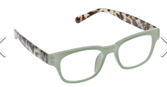 Vintage Vibes Focus Peepers Readers: Green