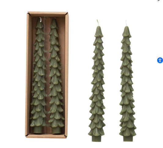 Unscented tree candles