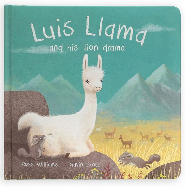 Luis Llama Book by Jellycat