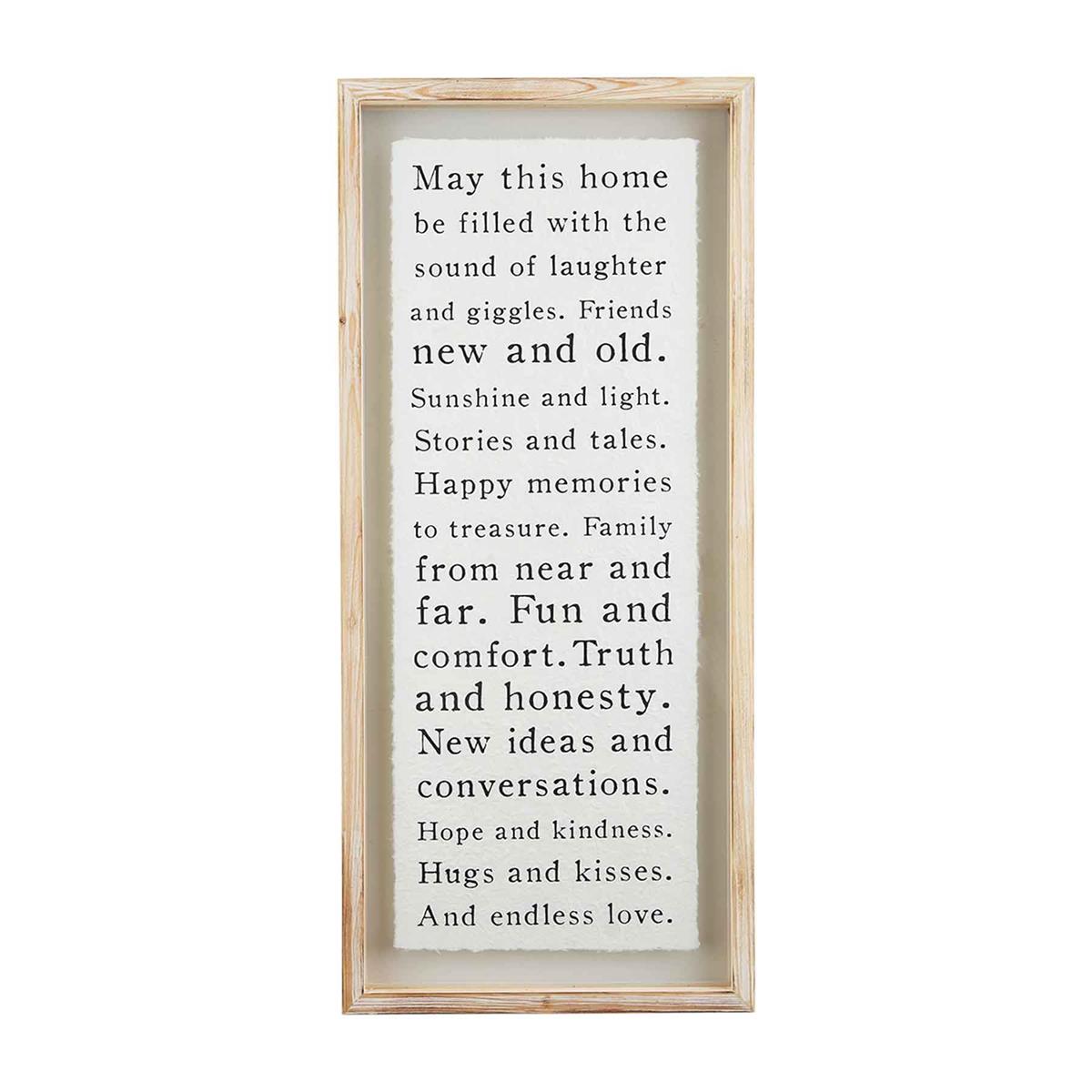 May this Home Print by Mud Pie