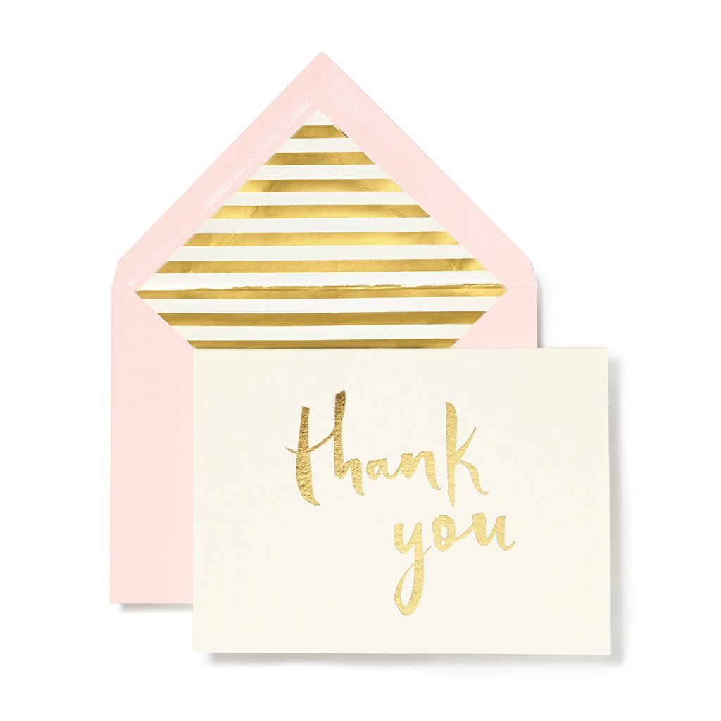 Kate Spade Note Cards - Thank you