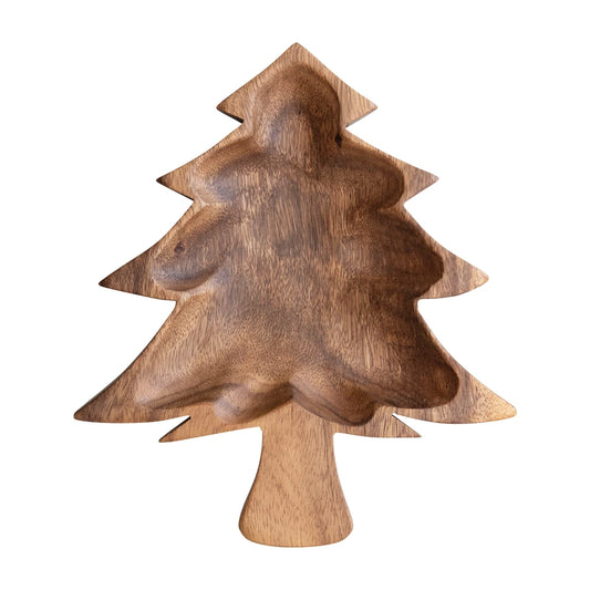 Wooden Tree Shaped Dish