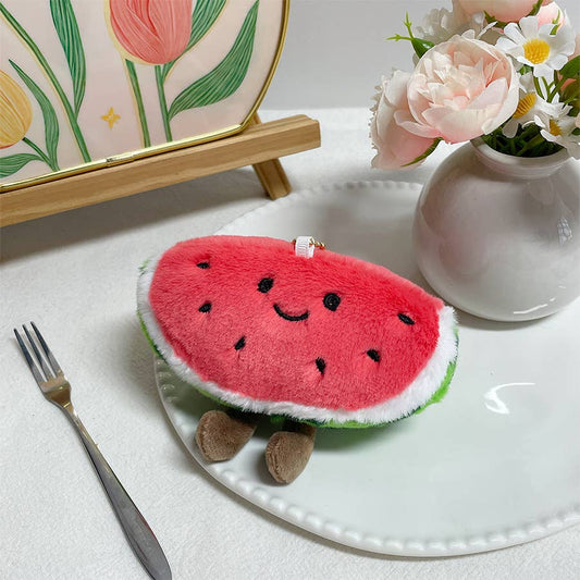 Smiley Watermelon Bag Charm