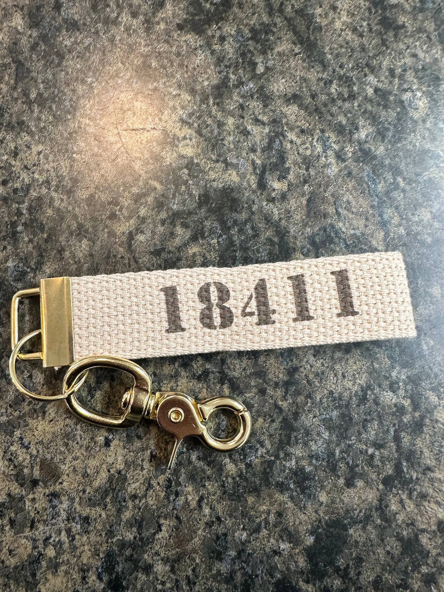 Local Love Two Sided Zipcode Keychain