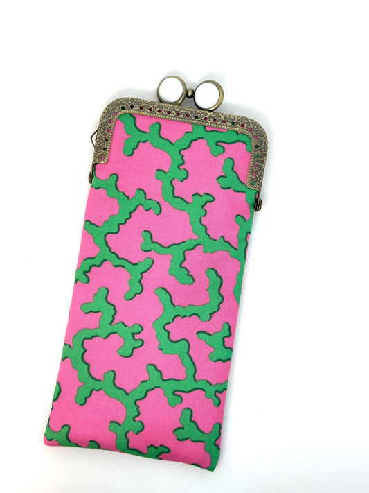 Kiki & Syds - Kiki & Syds Eyeglass Case - Caribbean Coral - White