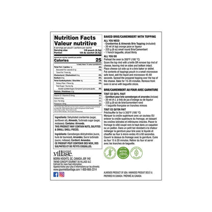 Brie Topping Mix Cranberry Almond