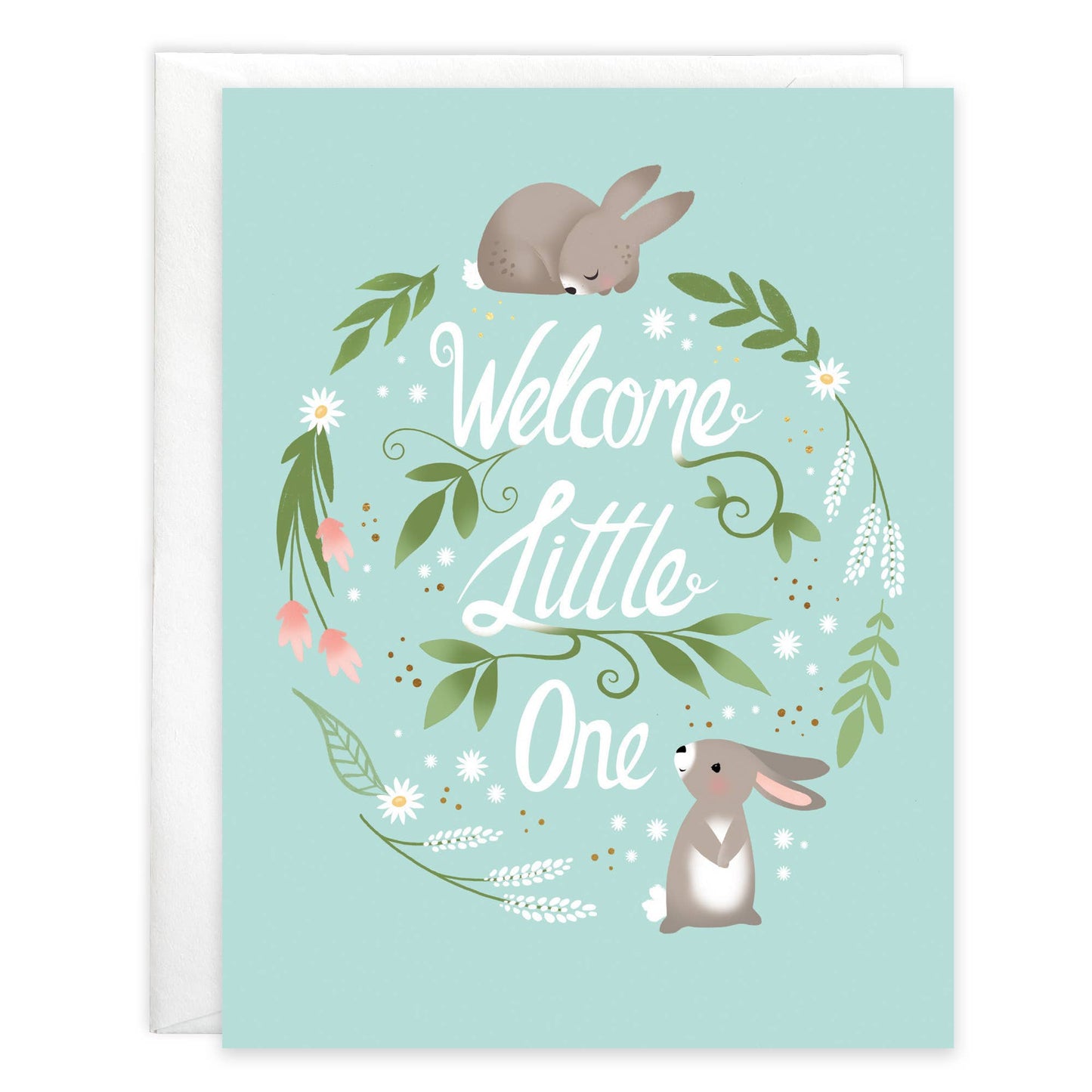 Baby Greeting Card - Little Bunnies