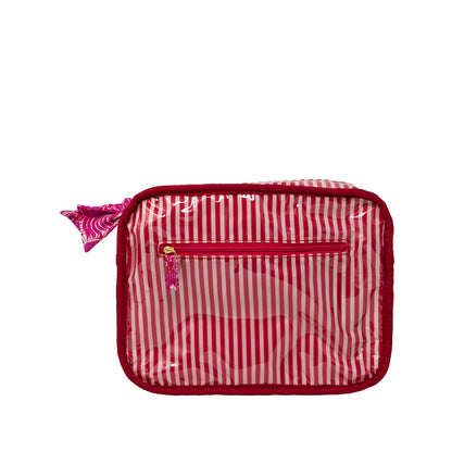 Cosmetic Pouch, Strawberry Red Pride of Lilly