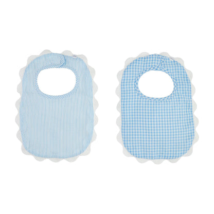 Gingham and Seersucker Bibs