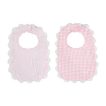 Gingham and Seersucker Bibs