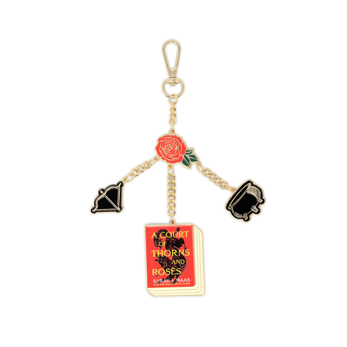 Bag Charm (Metal Enamel) - A Court of Thorns and Roses