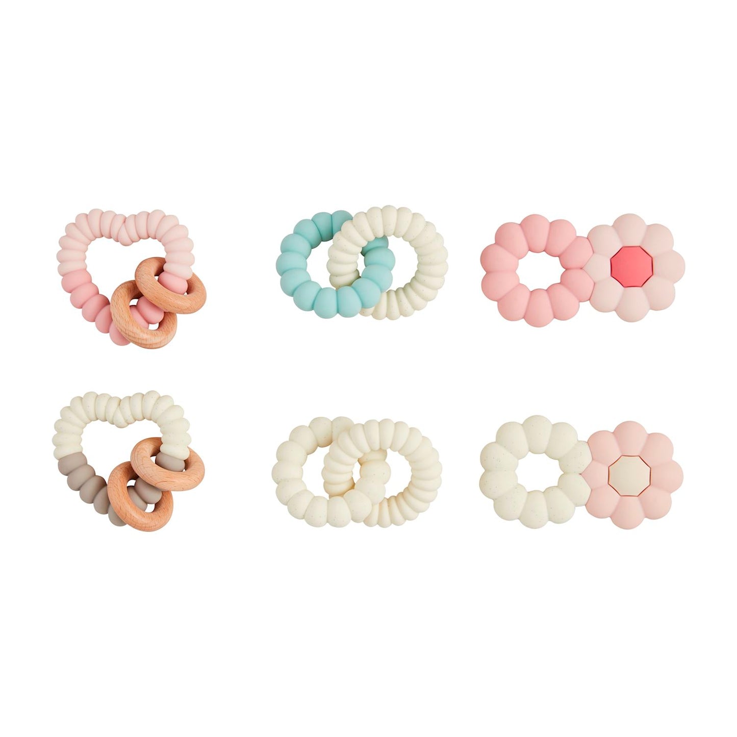 Silicone and Beech Wood Teethers