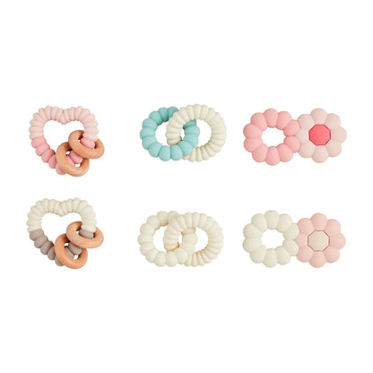 Silicone and Beech Wood Teethers
