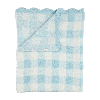 Gingham Chenille Baby Blanket