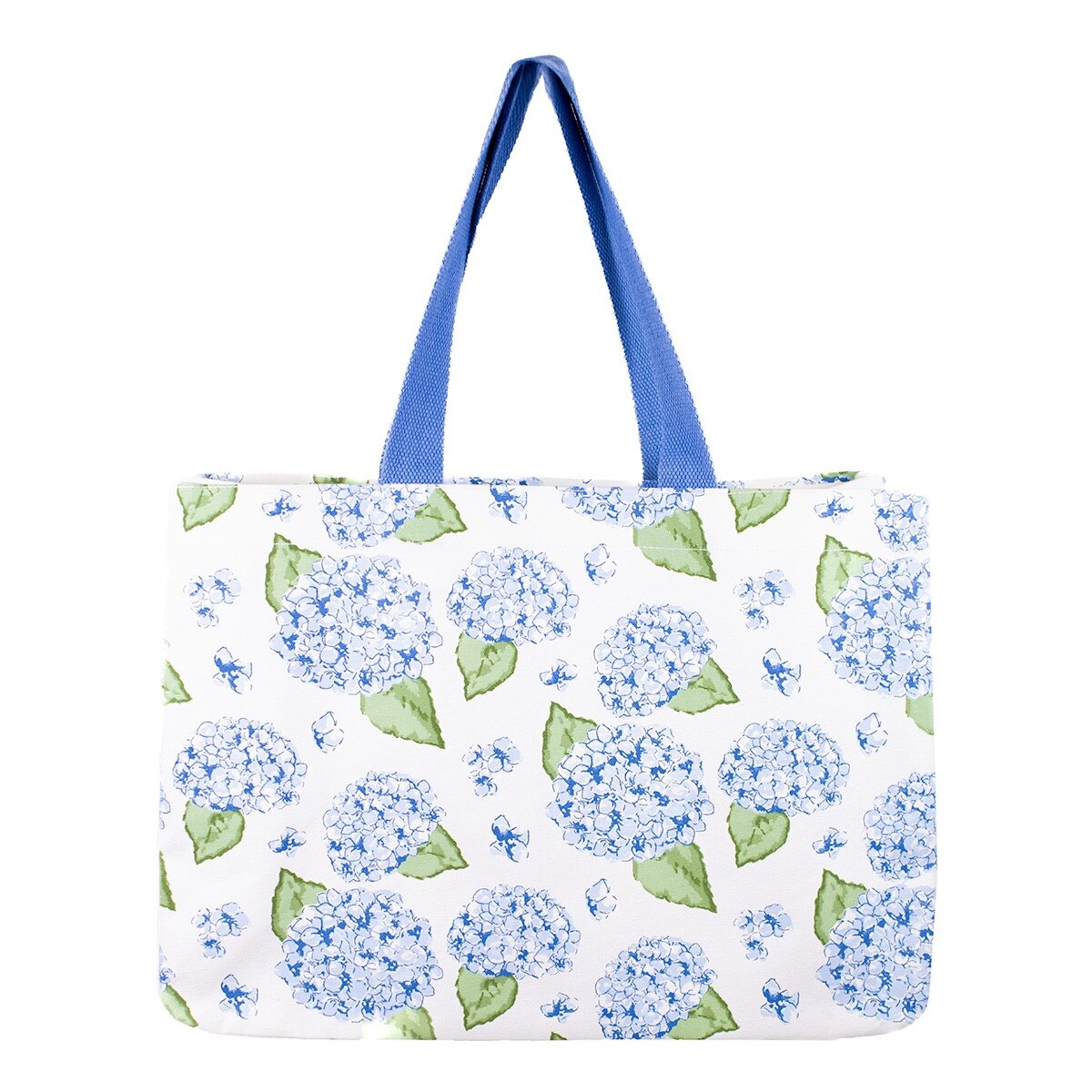 Lg Cotton Hydrangea Tote