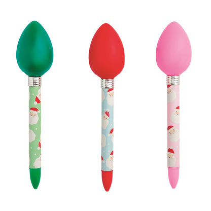 Christmas Bulb Light Up Pens