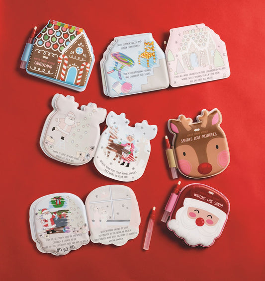 Christmas Water Paint Vinyl Books