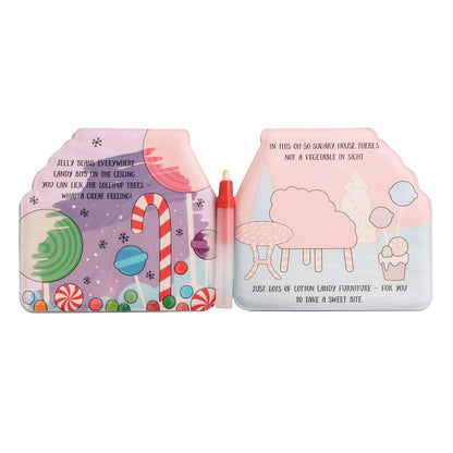 Christmas Water Paint Vinyl Books