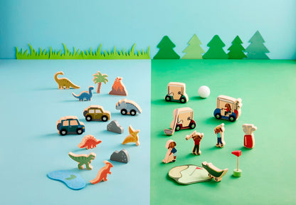 Dinosaur or Golf Wooden Playsets