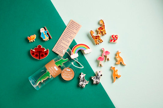Noah's Ark Wooden Toy Set