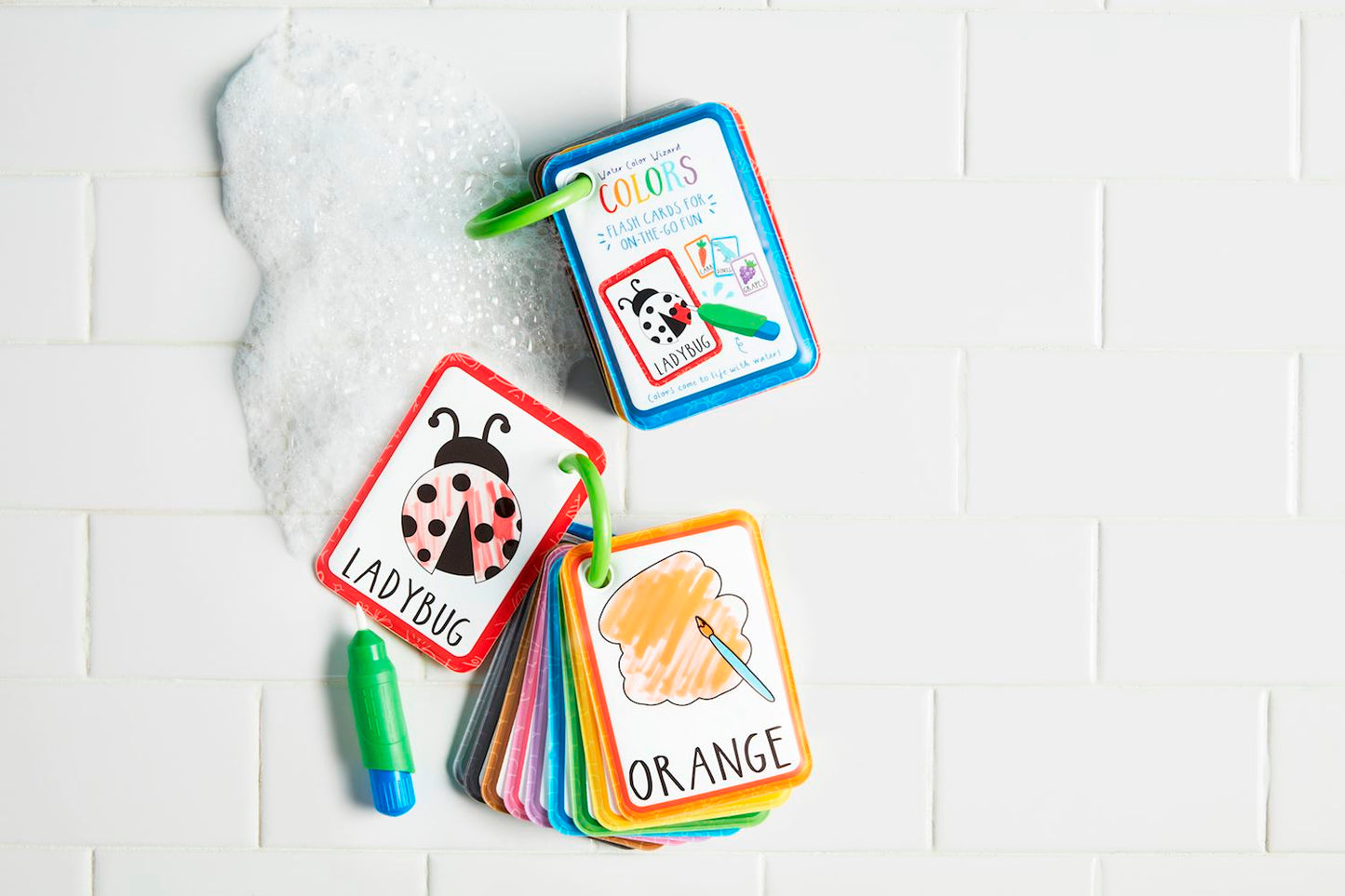 Flash Cards, Water Activated Color Changing