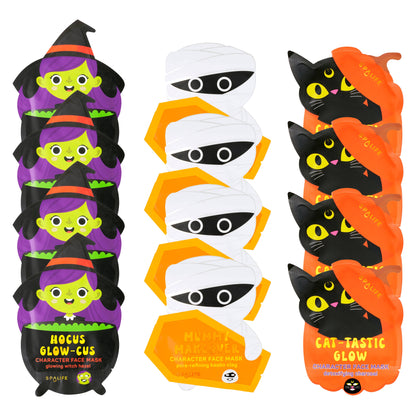 Korean Skincare Halloween Sheet Masks | Witch, Mummy, Cat