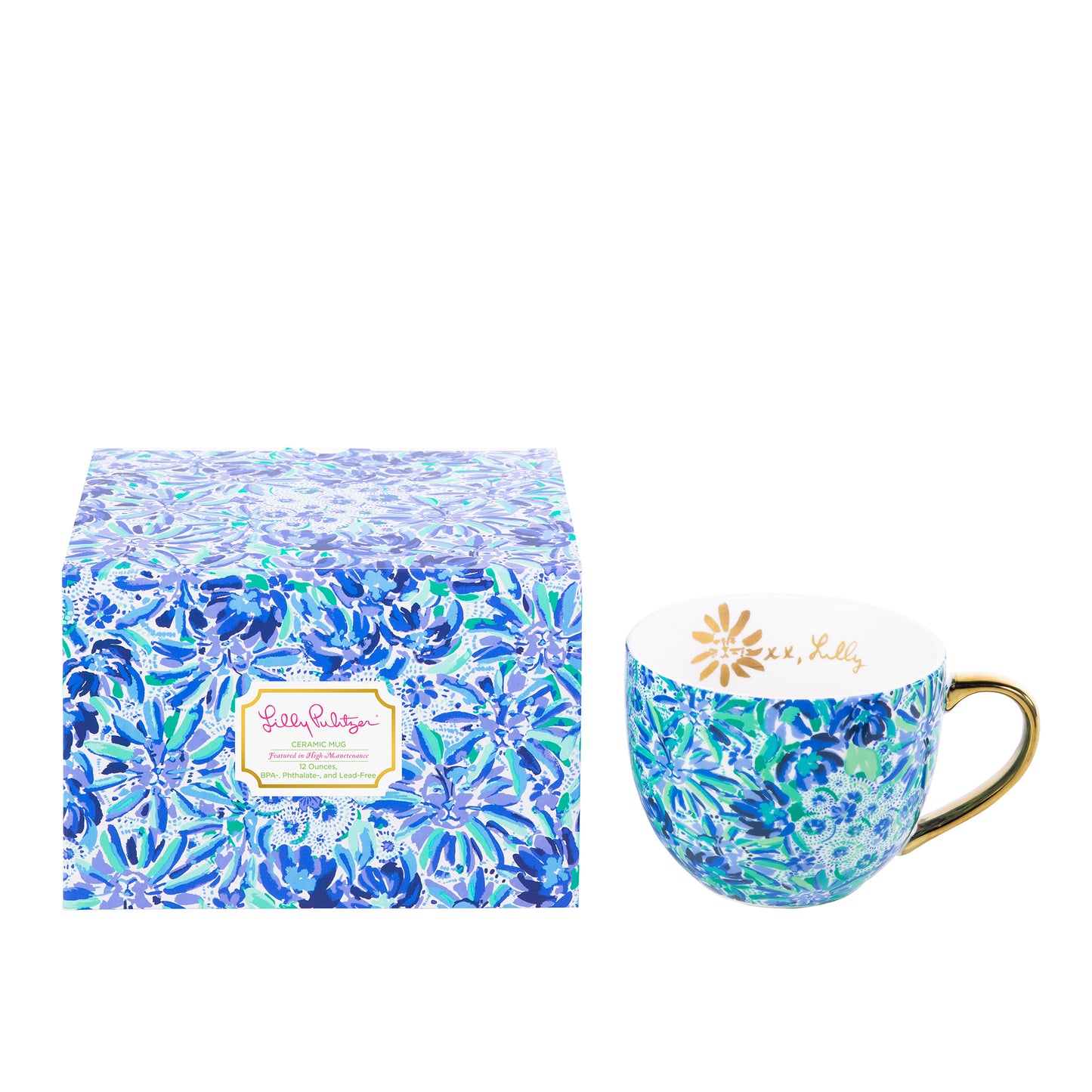 Lilly pulitzer ceramic mug