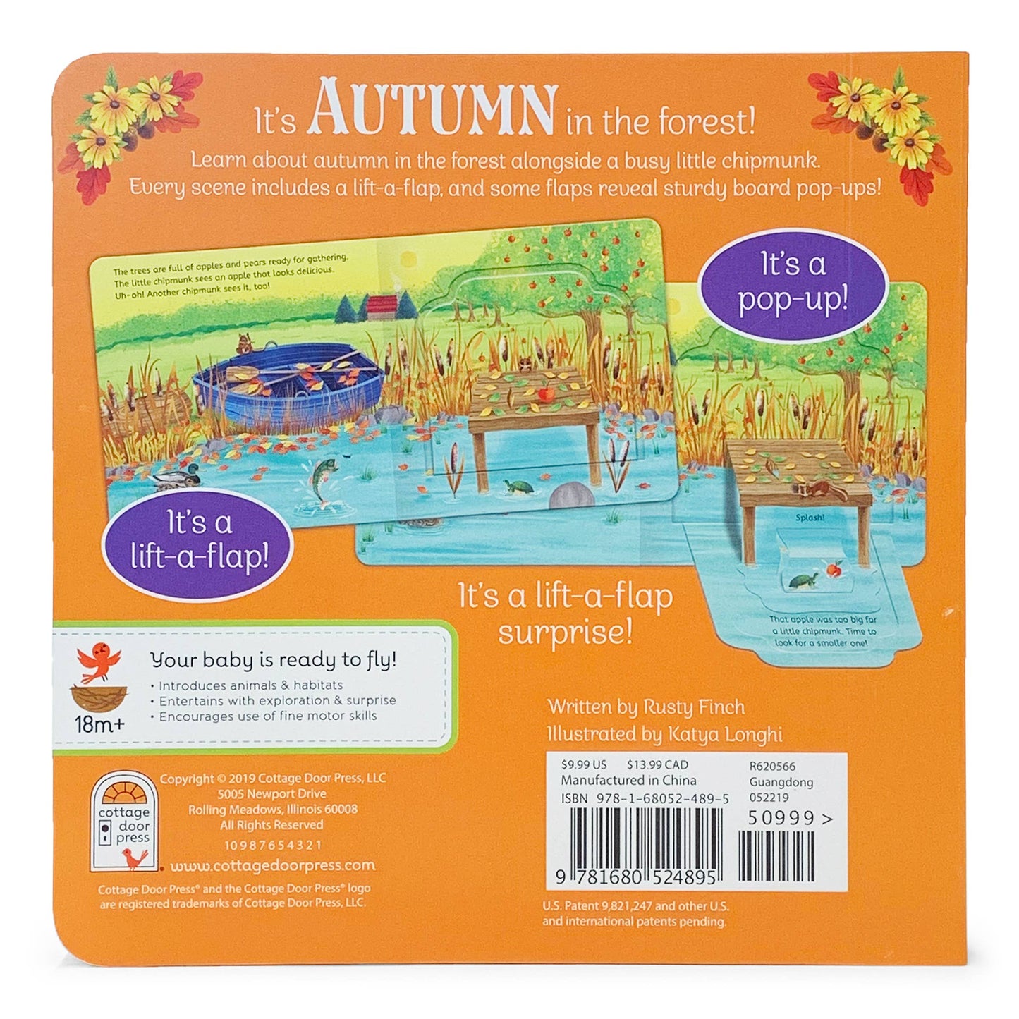 Cottage Door Press - Autumn in the Forest Lift-a-Flap Surprise Board Book