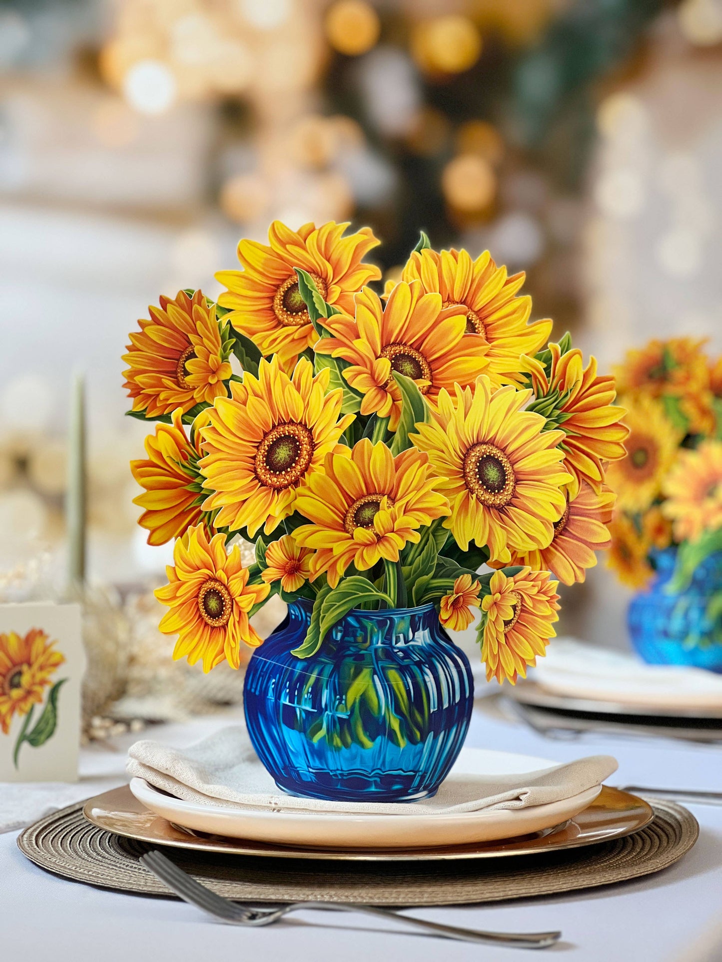 Sunflower pop up Card