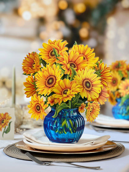 Sunflower pop up Card