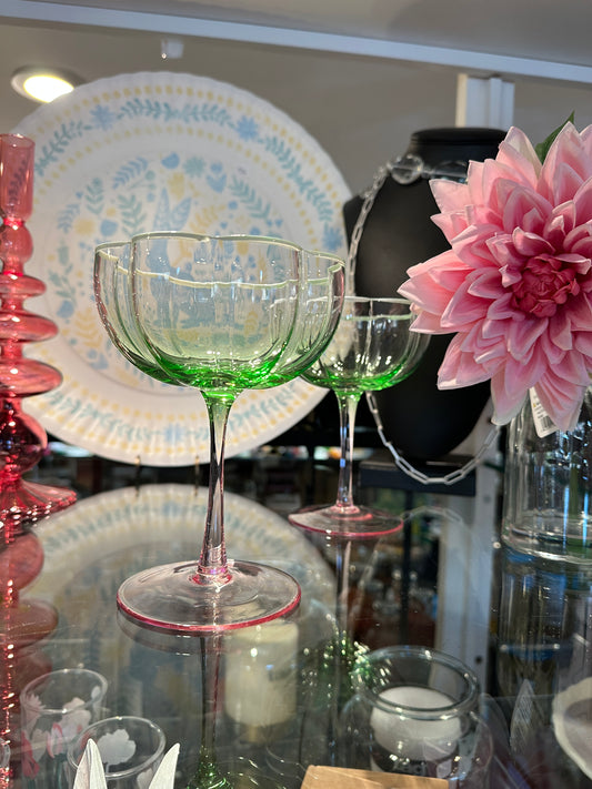 Coupe Glass Set, Lilly Pulitzer