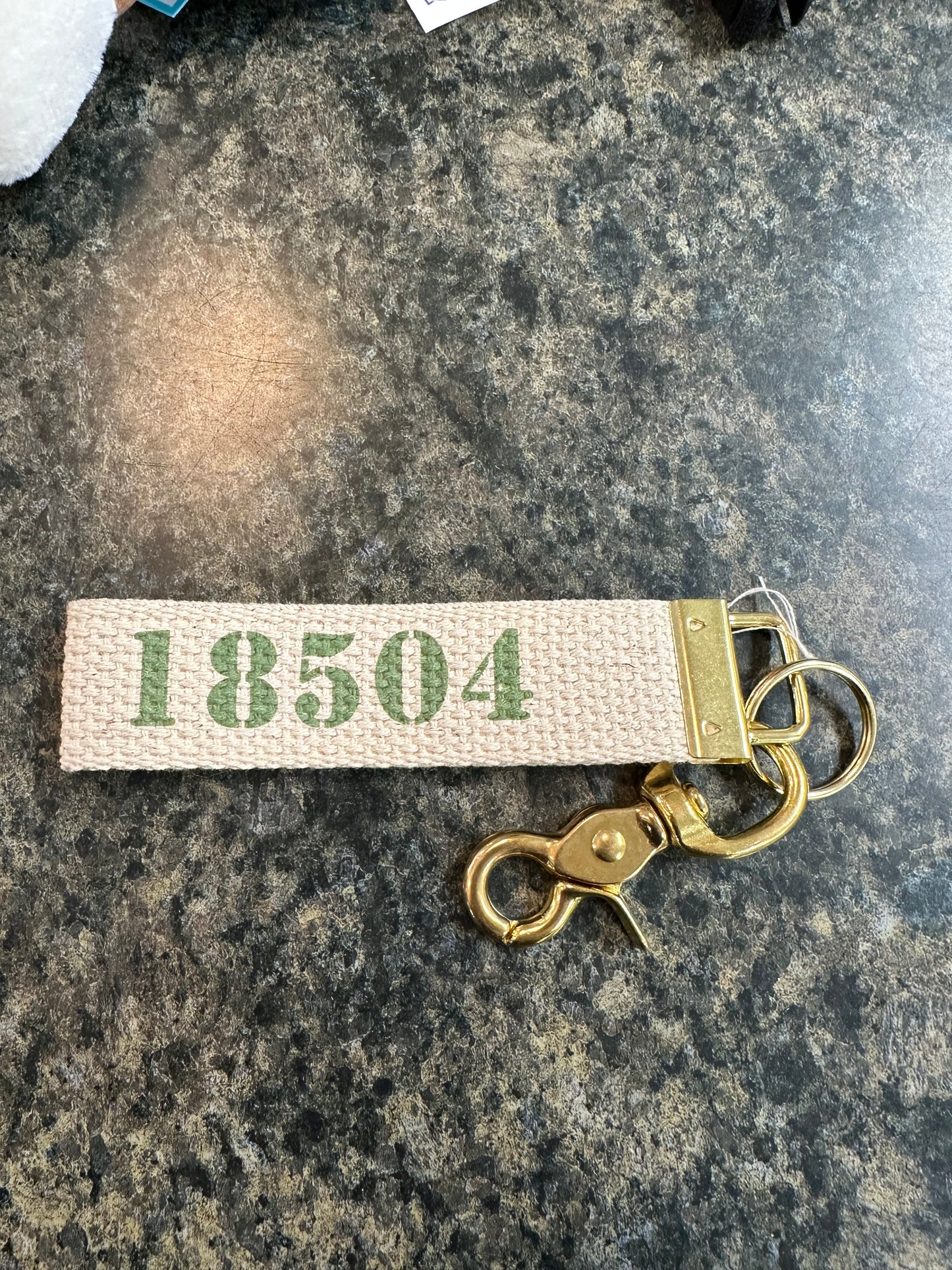 Local Love Two Sided Zipcode Keychain