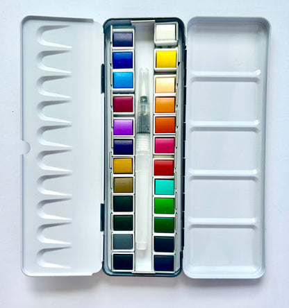 Paint & Pigment Studios - Watercolor Paint Set - 24 Colors