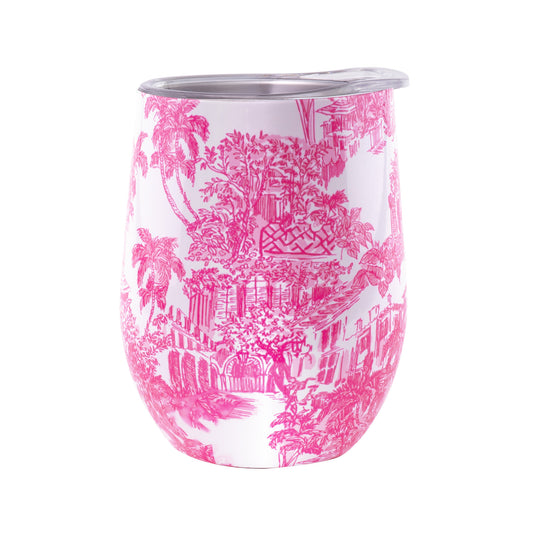 Lilly Pulitzer Stainless Steel Stemless Wine Cup