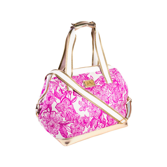 Lilly Pulizter Neoprene Cooler, Unforgettable Pink