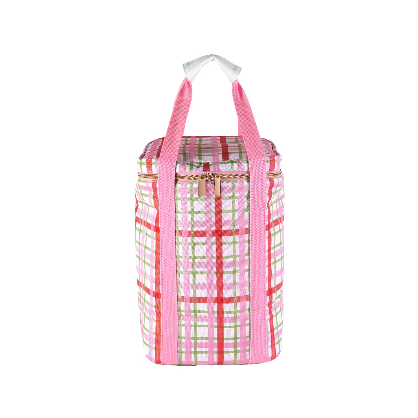 Wine Cooler Bag, Garden Plaid