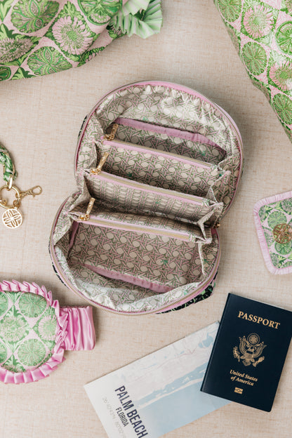 Curio Pouch, Blushing Blooms